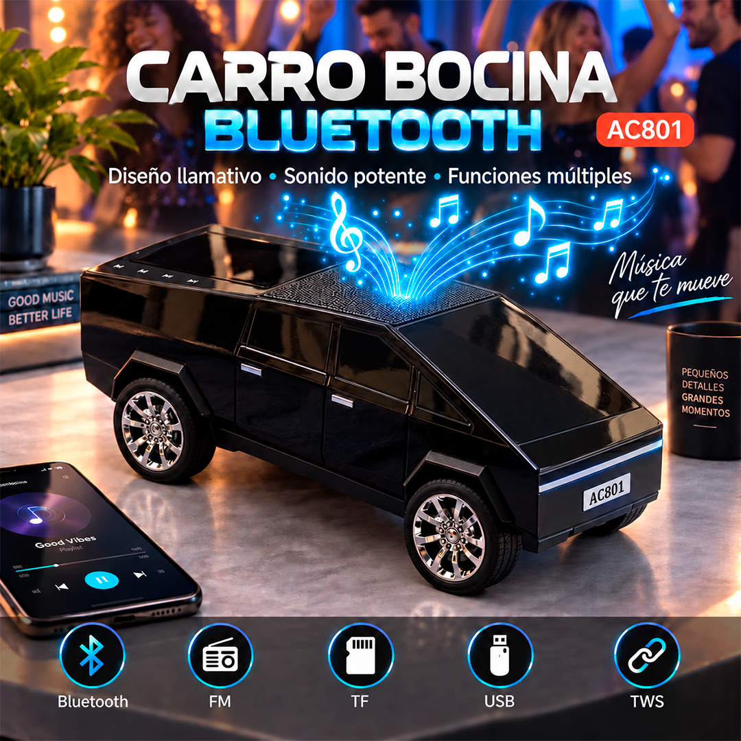 Carro Bocina Bluetooth AC801