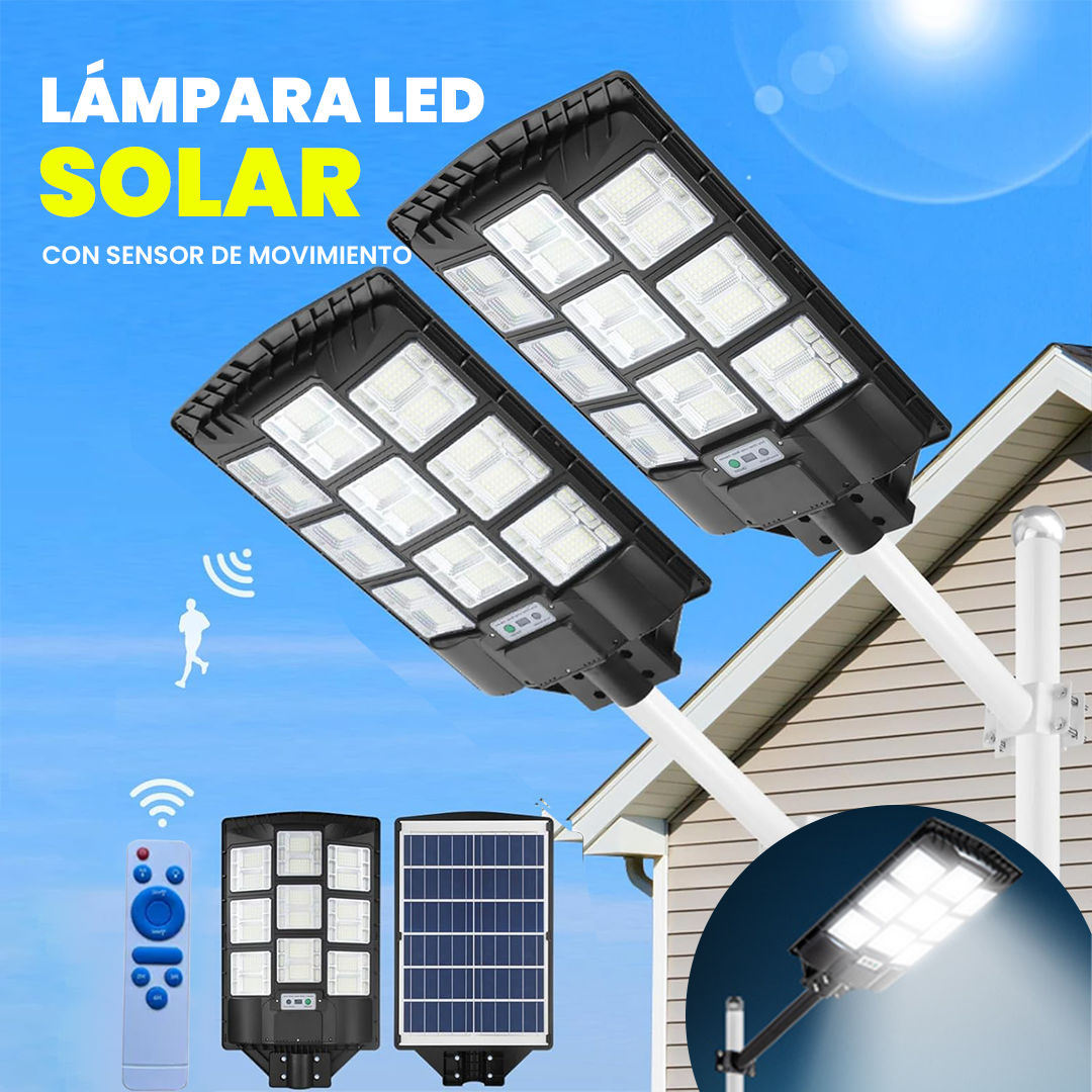 Lámpara Solar para Exteriores.