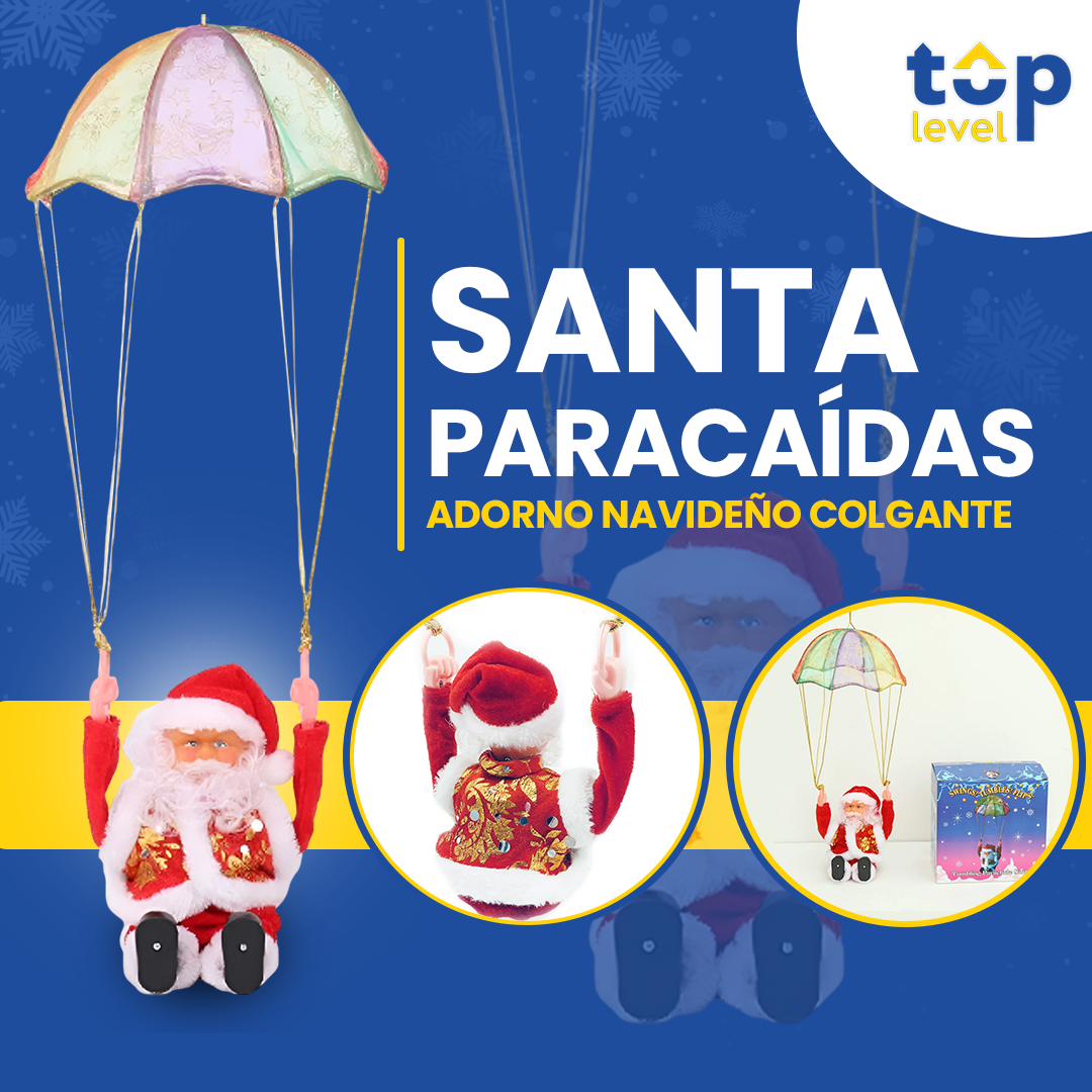 Santa Claus con Paracaídas