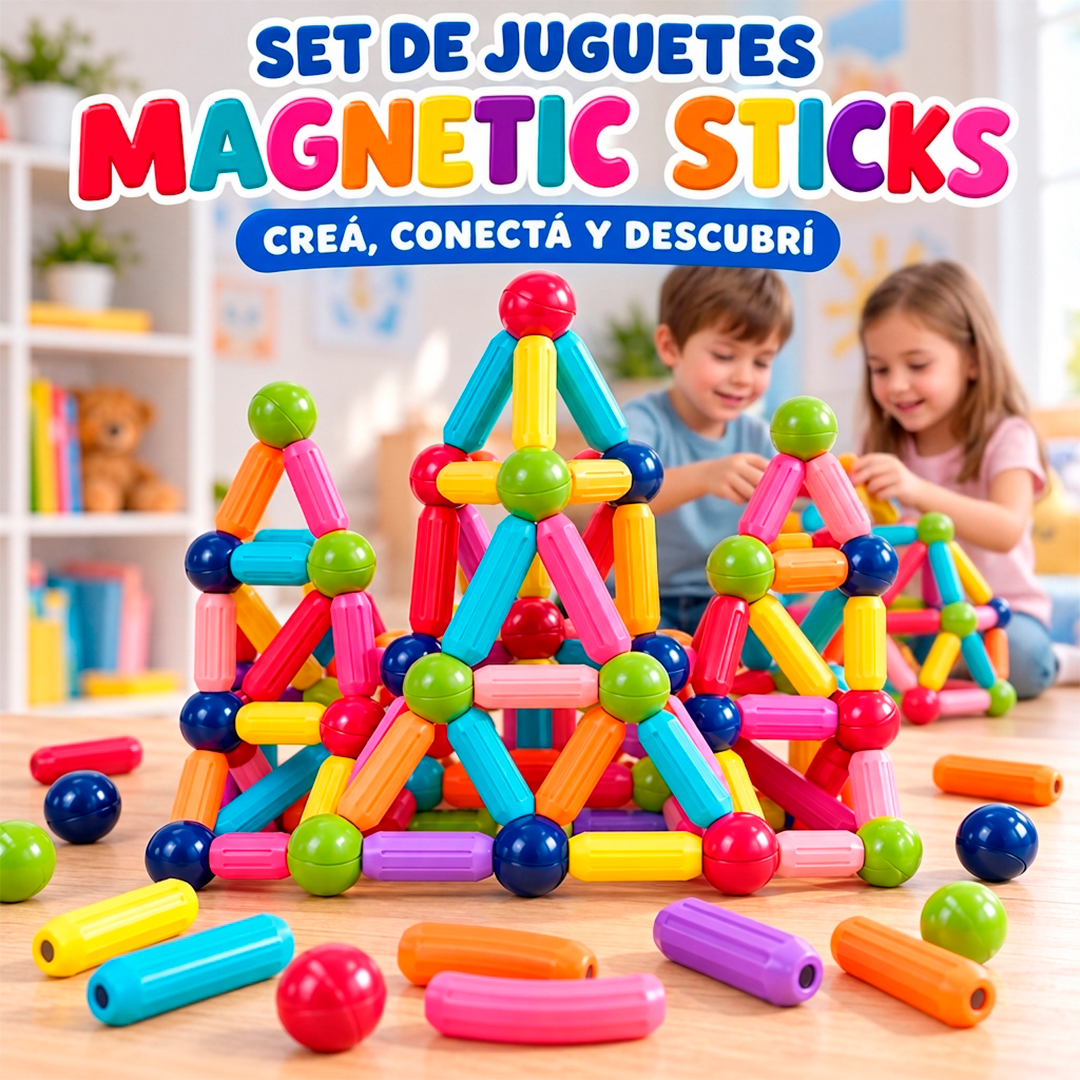 SET DE JUGUETES MAGNETIC STICKS