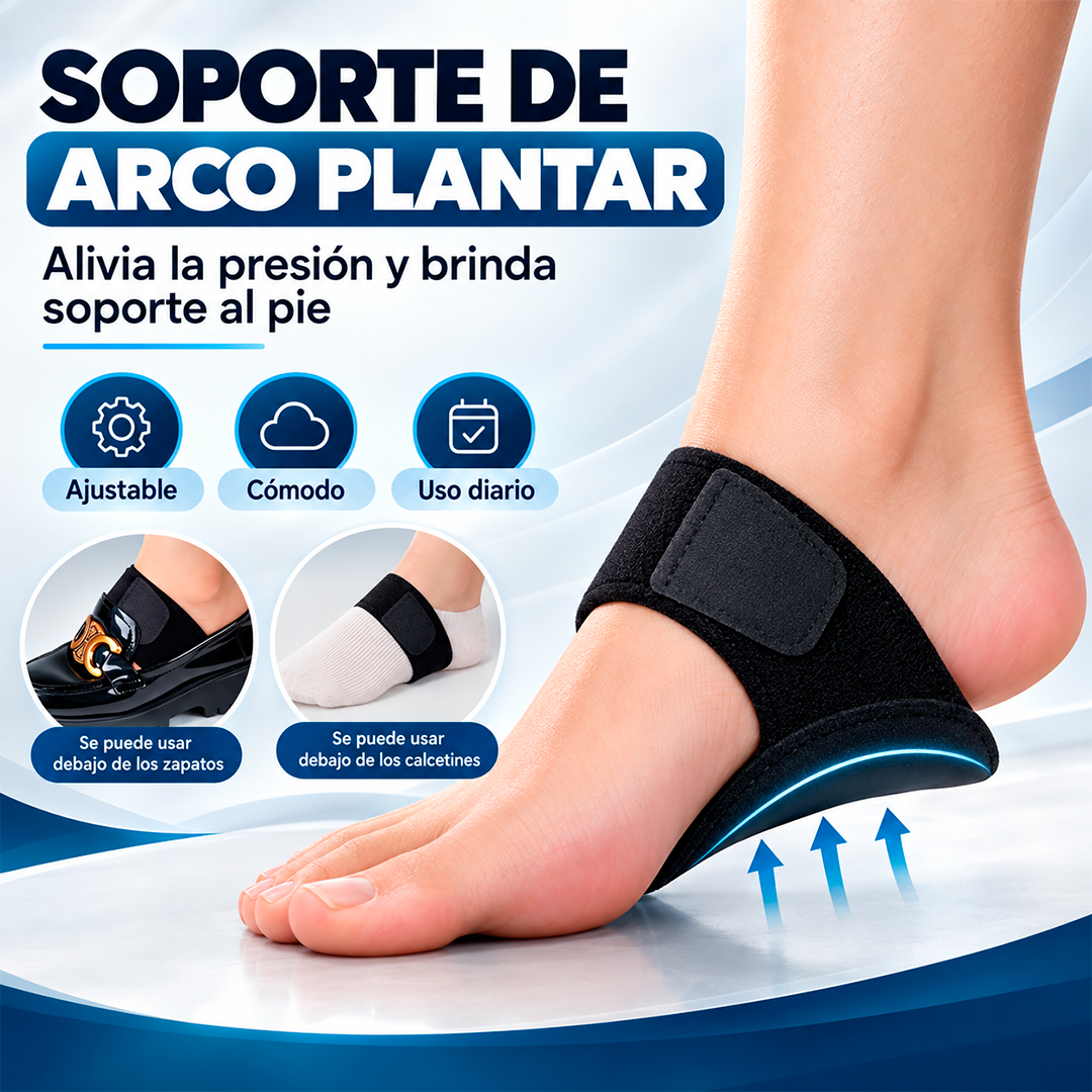 Soporte de arco plantar ajustable