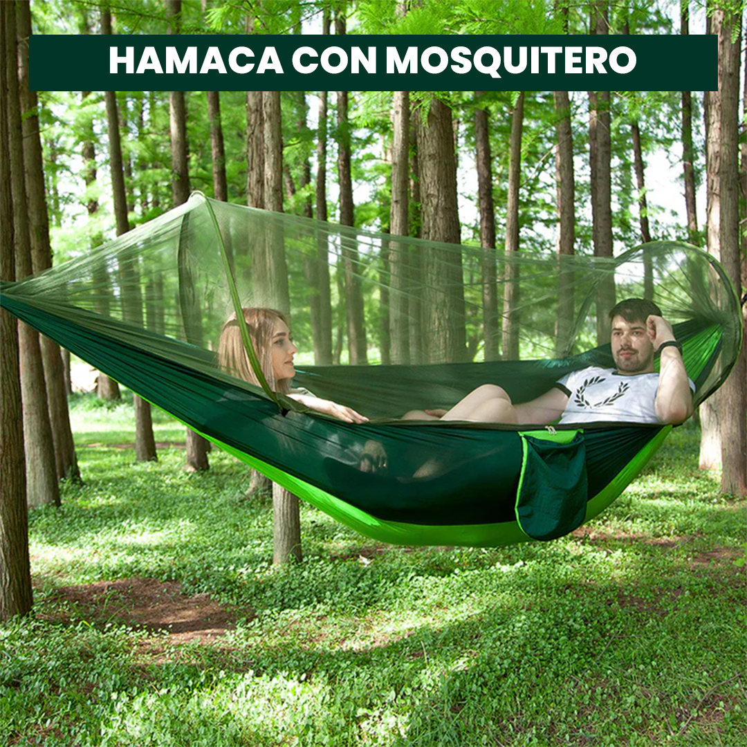 Hamaca Con Mosquitero Plegable Portátil