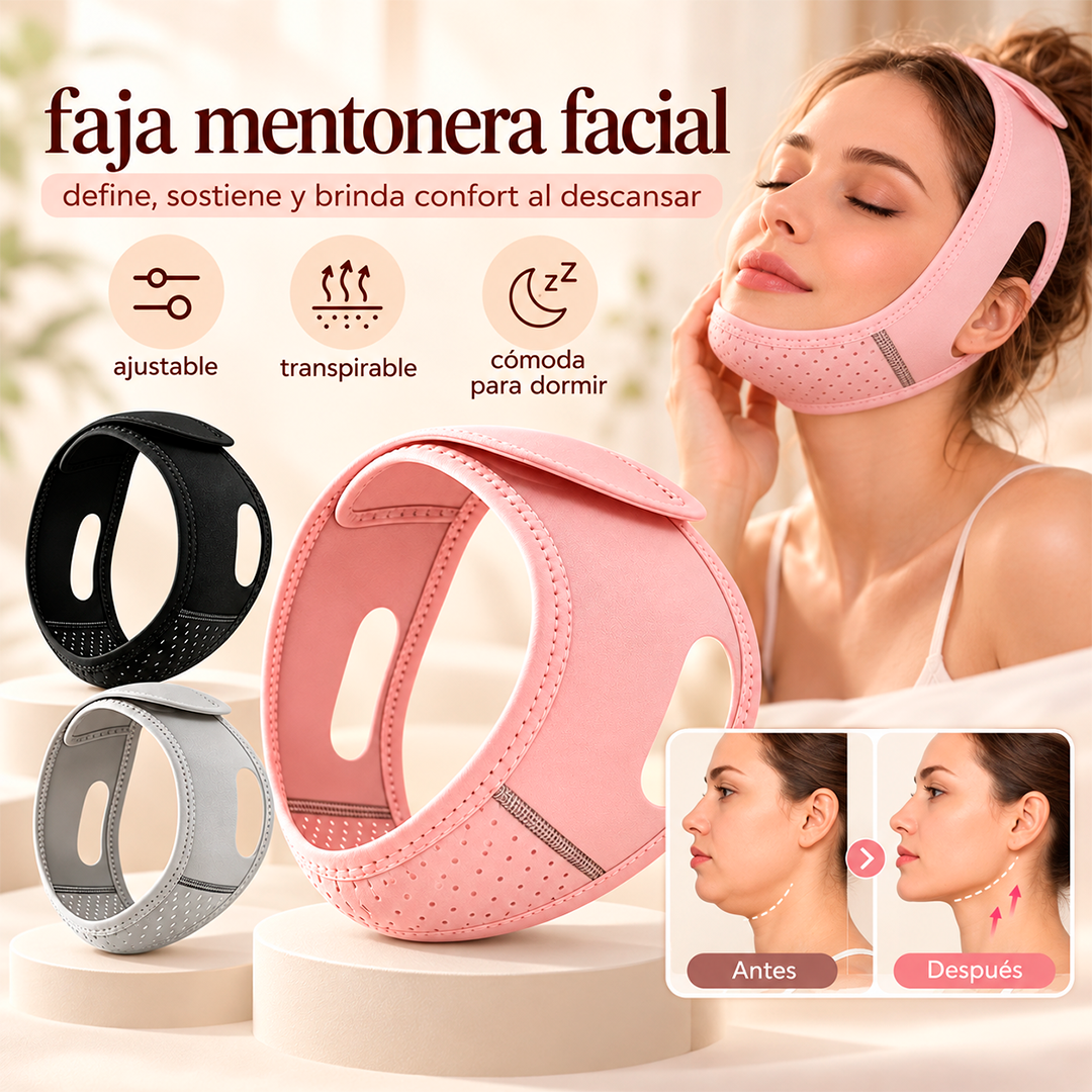 Faja Mentonera Facial Efecto Lifting