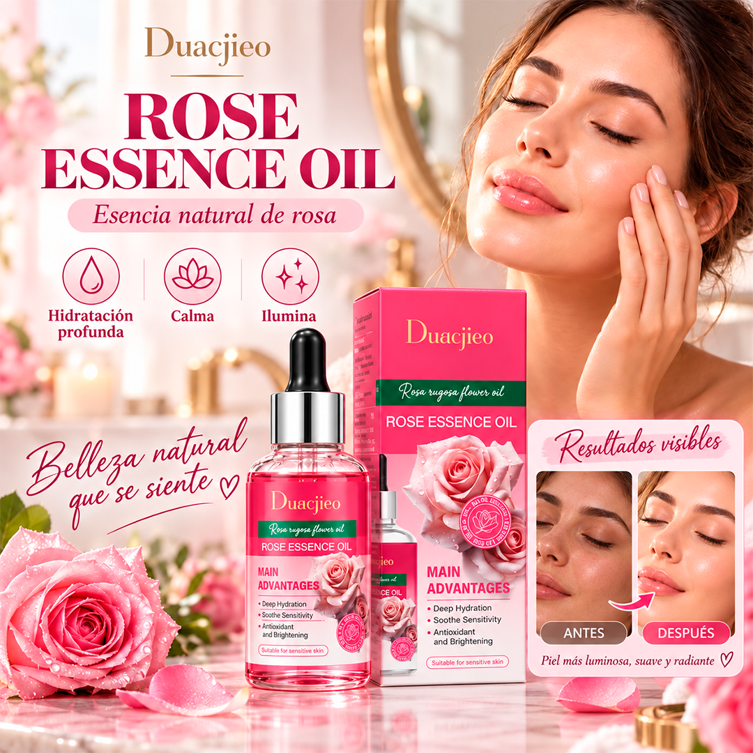 Aceite Facial Iluminador de Rosa