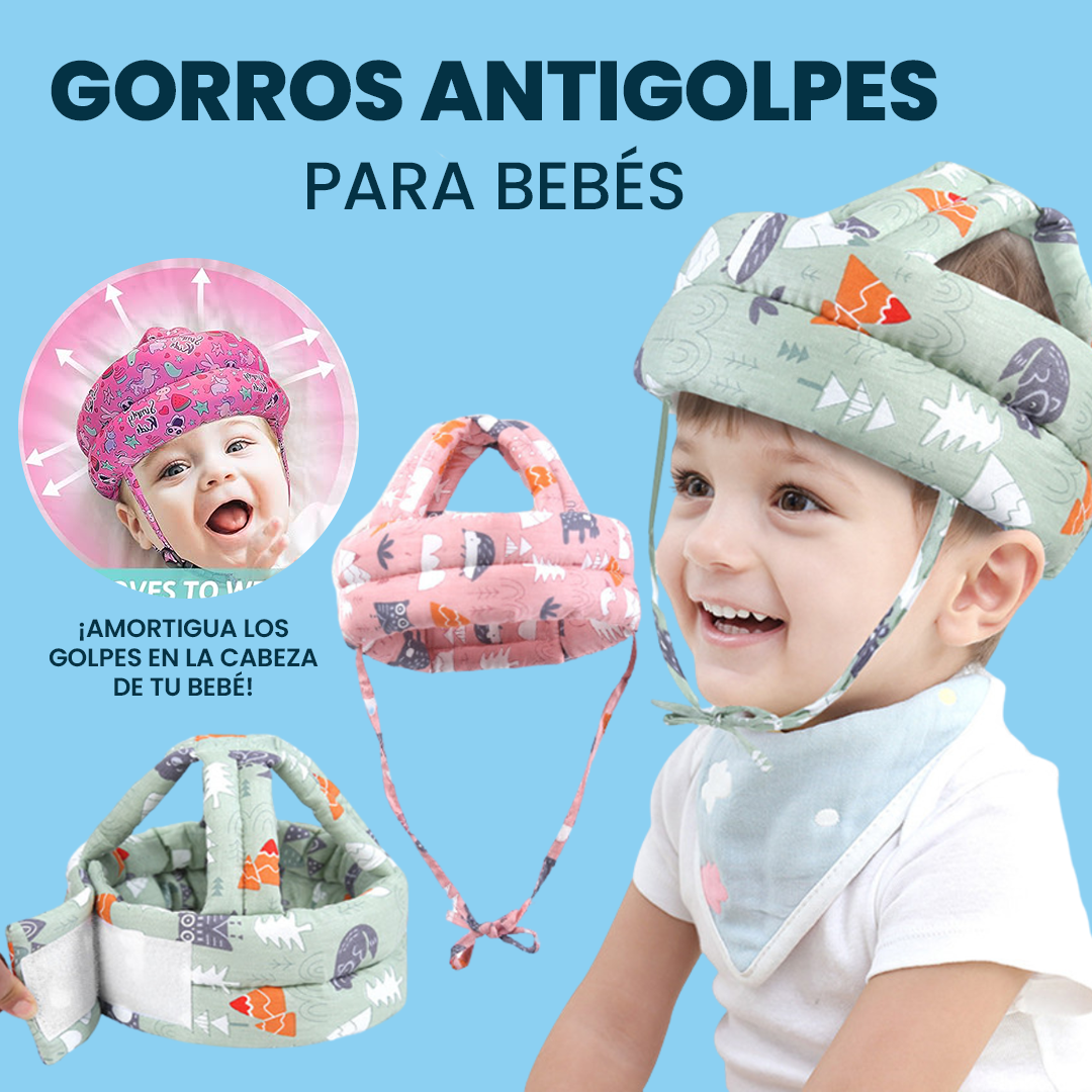Gorros Antigolpes para Bebés