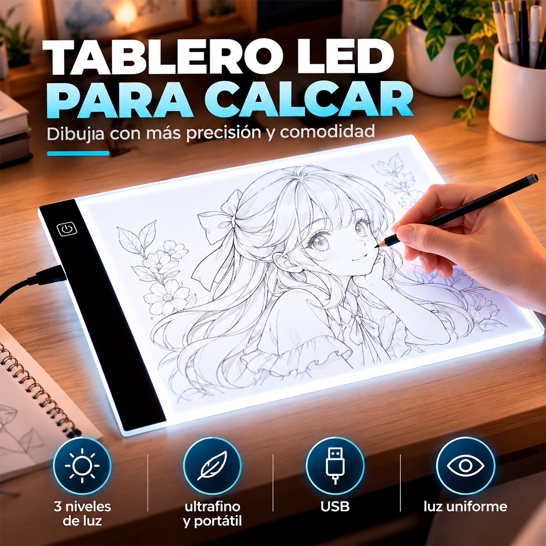 Tablero LED Para Calcar Dibujos