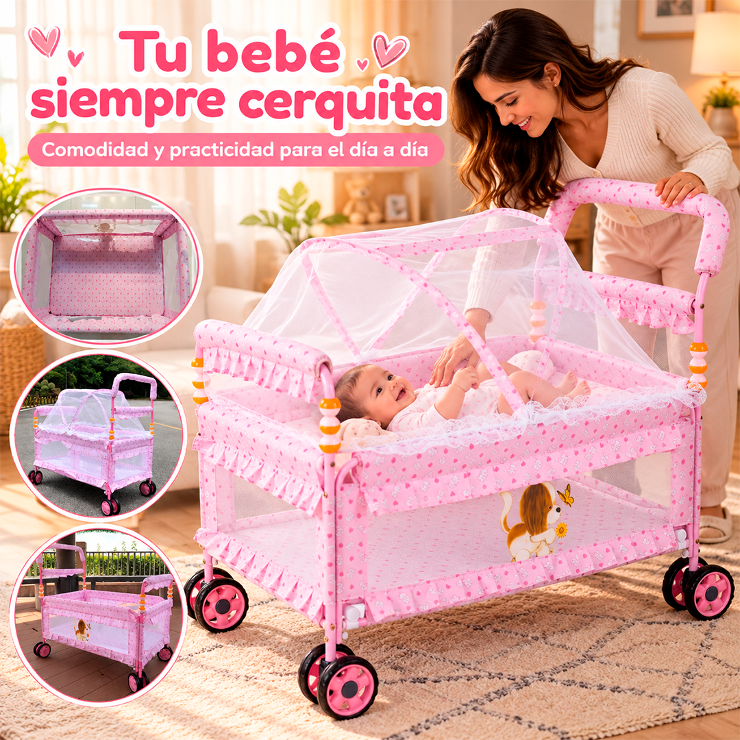 Carrito Cuna Multifuncional 2 en 1