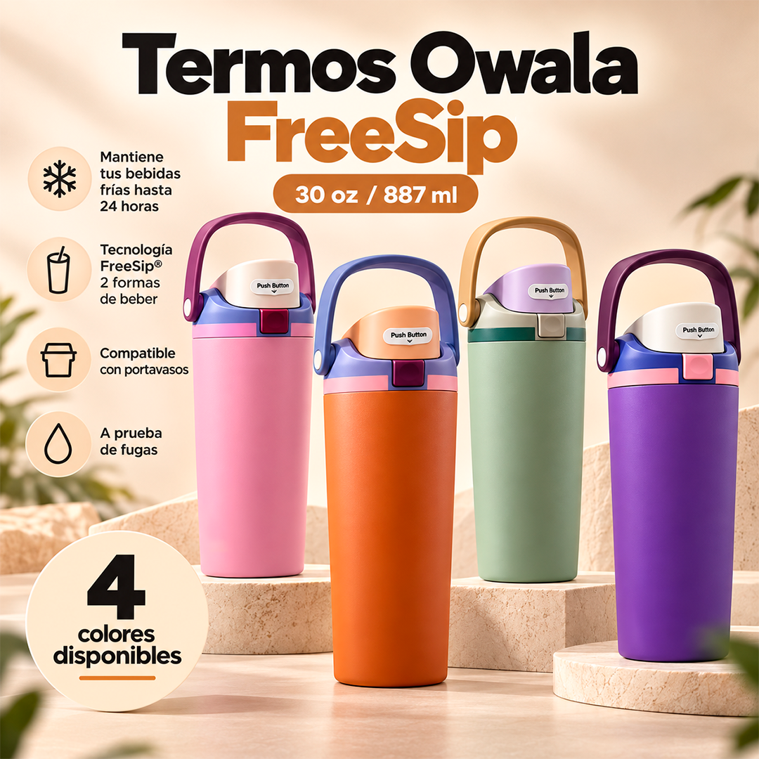 Termo Owala FreeSip 30 Oz