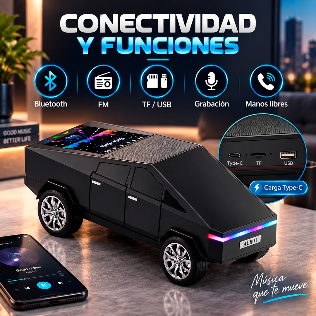 Carro Bocina Bluetooth AC801