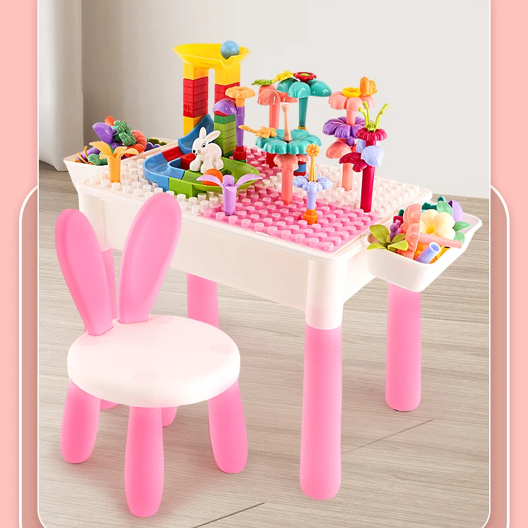 Mesa de Lego 3 en 1 Para Niños