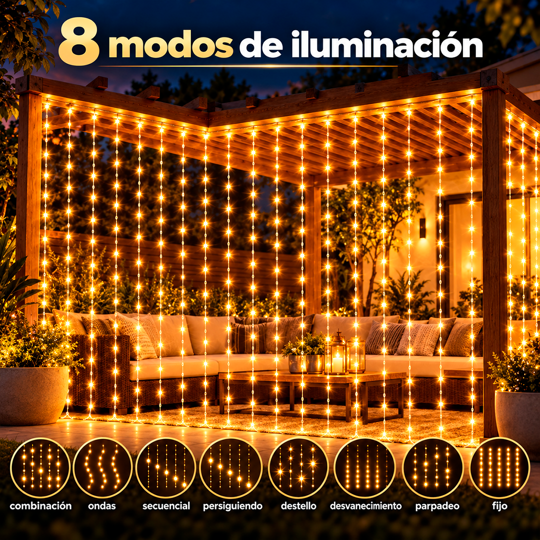 Luces Solares de Navidad PREMIUM