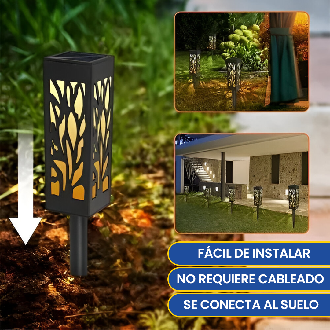Luces Solares de Estaca Para Jardín PROMO 6X1