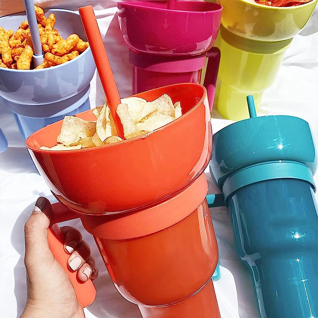 Vaso 2 en 1 - SNACK + BEBIDA
