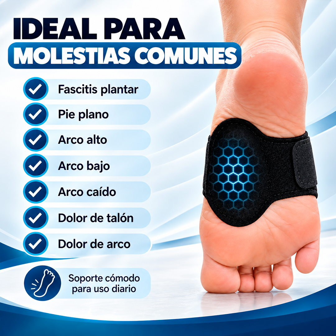 Soporte de arco plantar ajustable