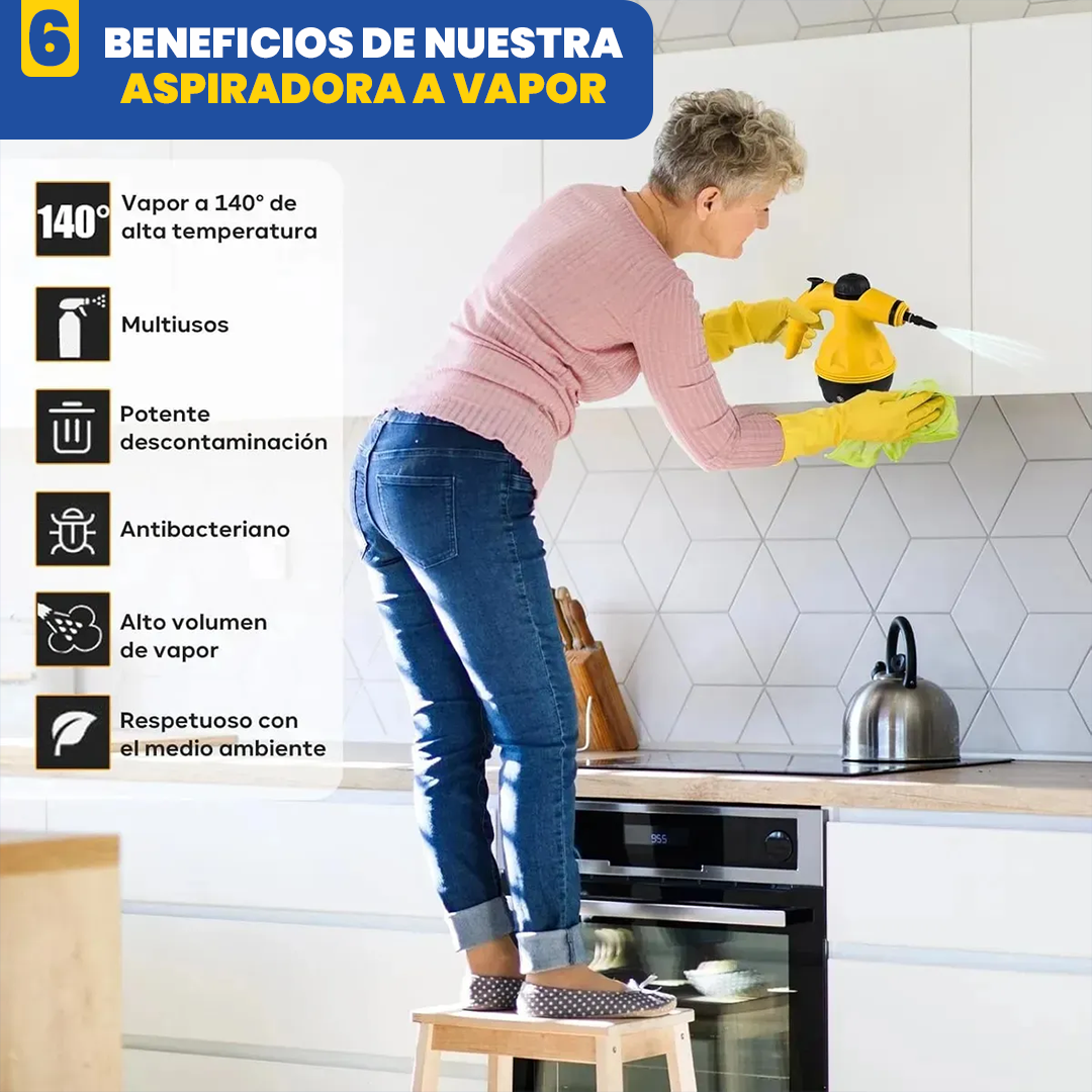 Aspiradora de Vapor - Limpieza Profunda
