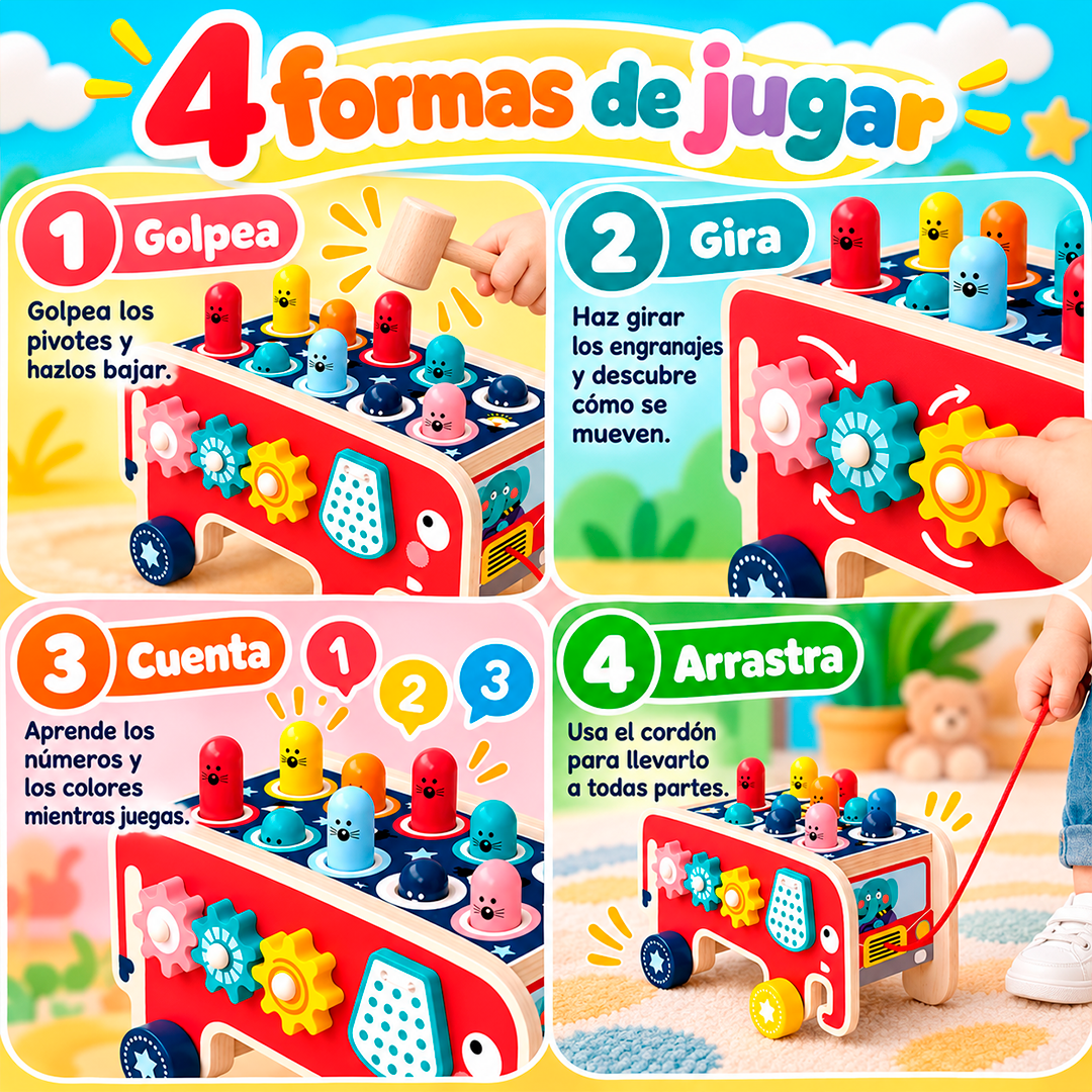 Elefante Didáctico Multifuncional 5 en 1