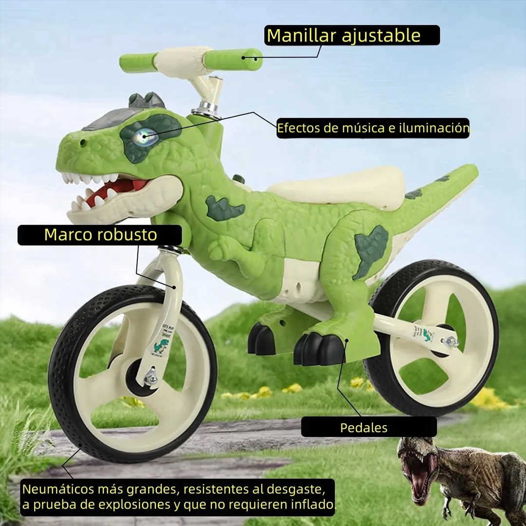 Dino Bici Equilibrio para Niñas y Niños