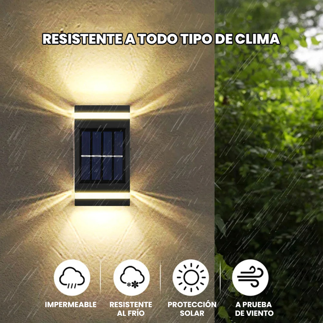 Lámparas Solares de Pared 2X1