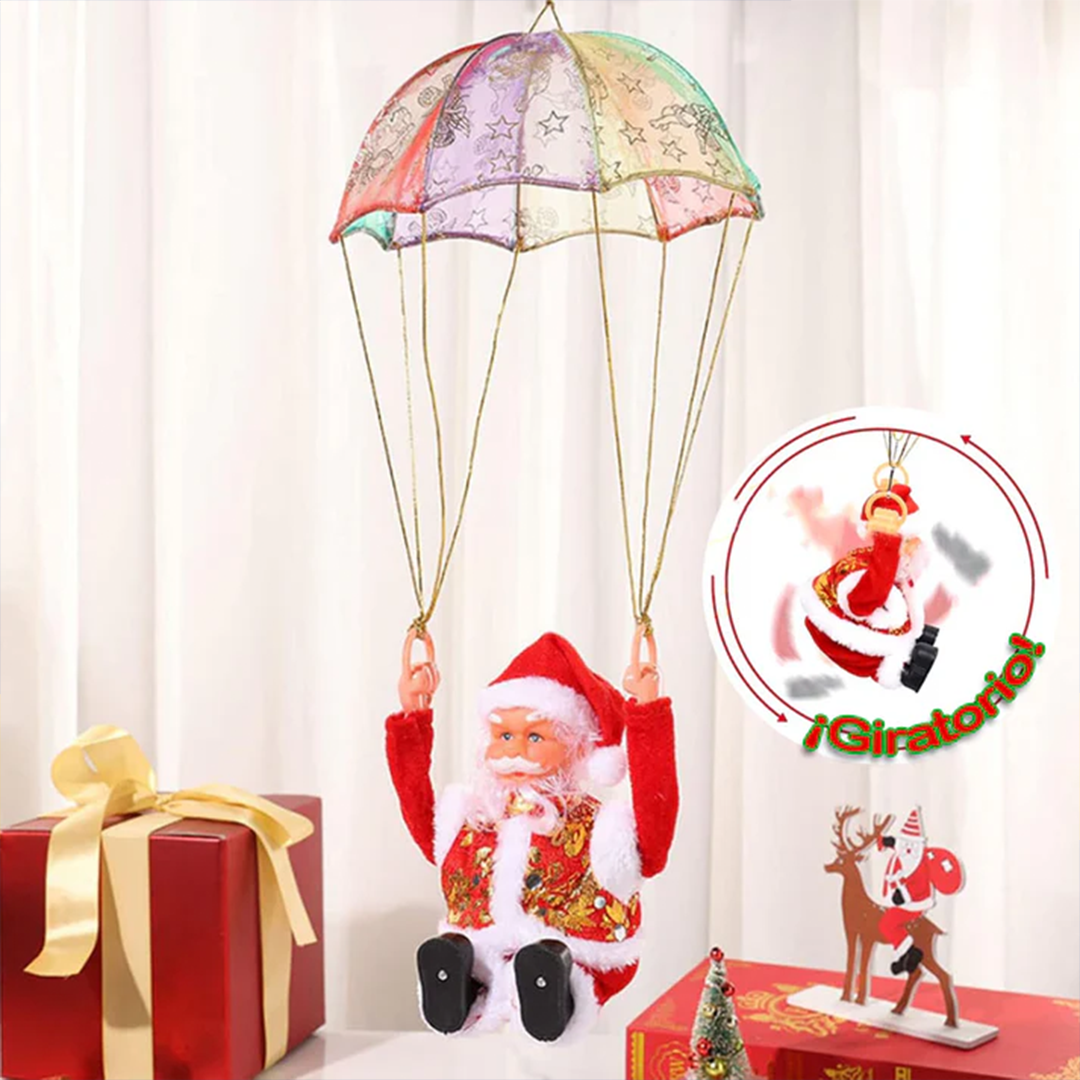 Santa Claus con Paracaídas