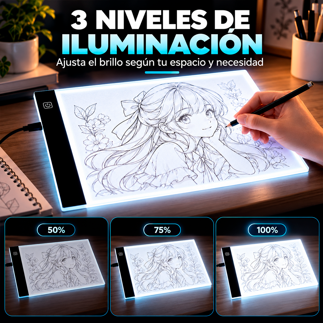 Tablero LED Para Calcar Dibujos