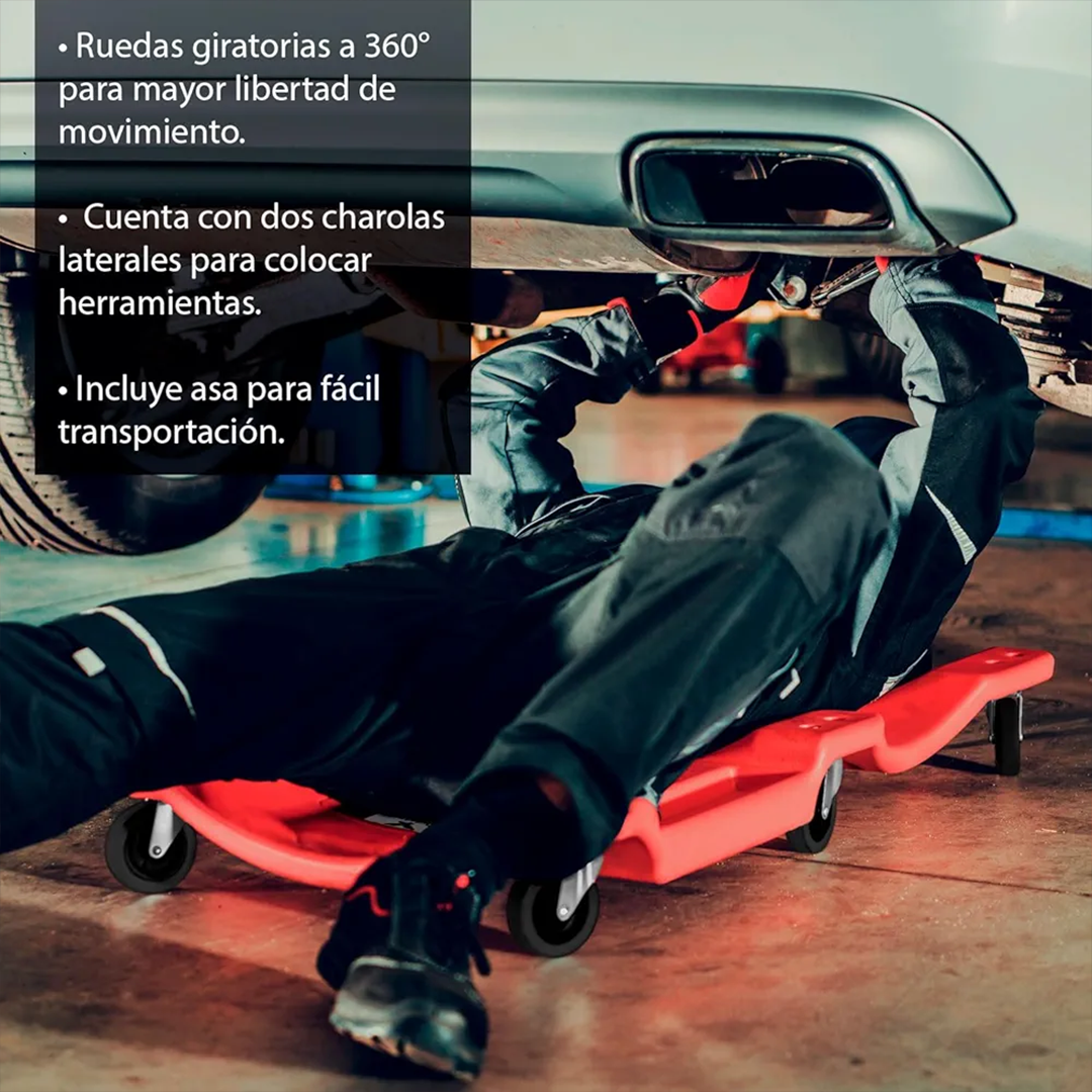 Camilla para Mecánicos Deslizante