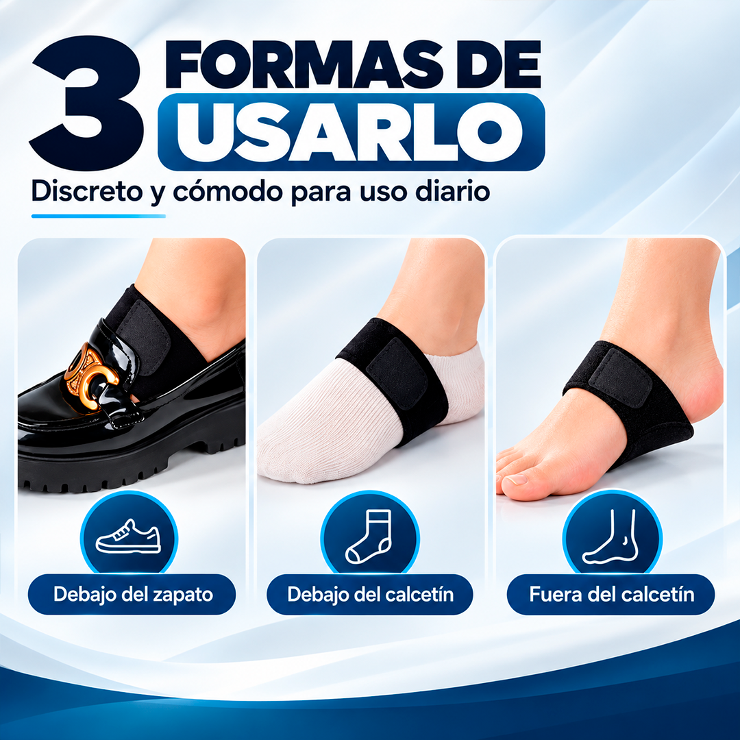 Soporte de arco plantar ajustable