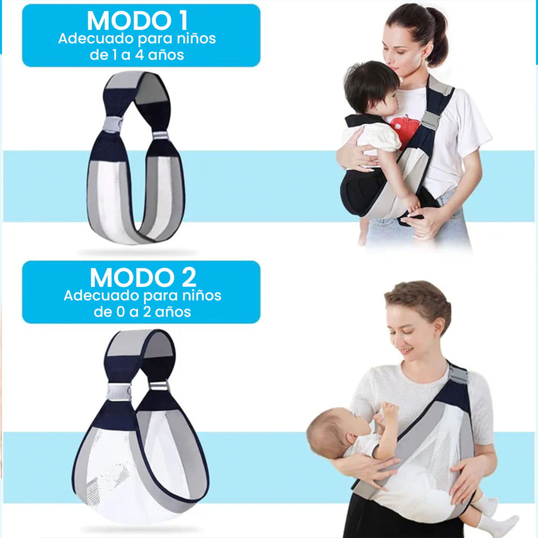 Porta Bebé Ergonómico Tipo Fular
