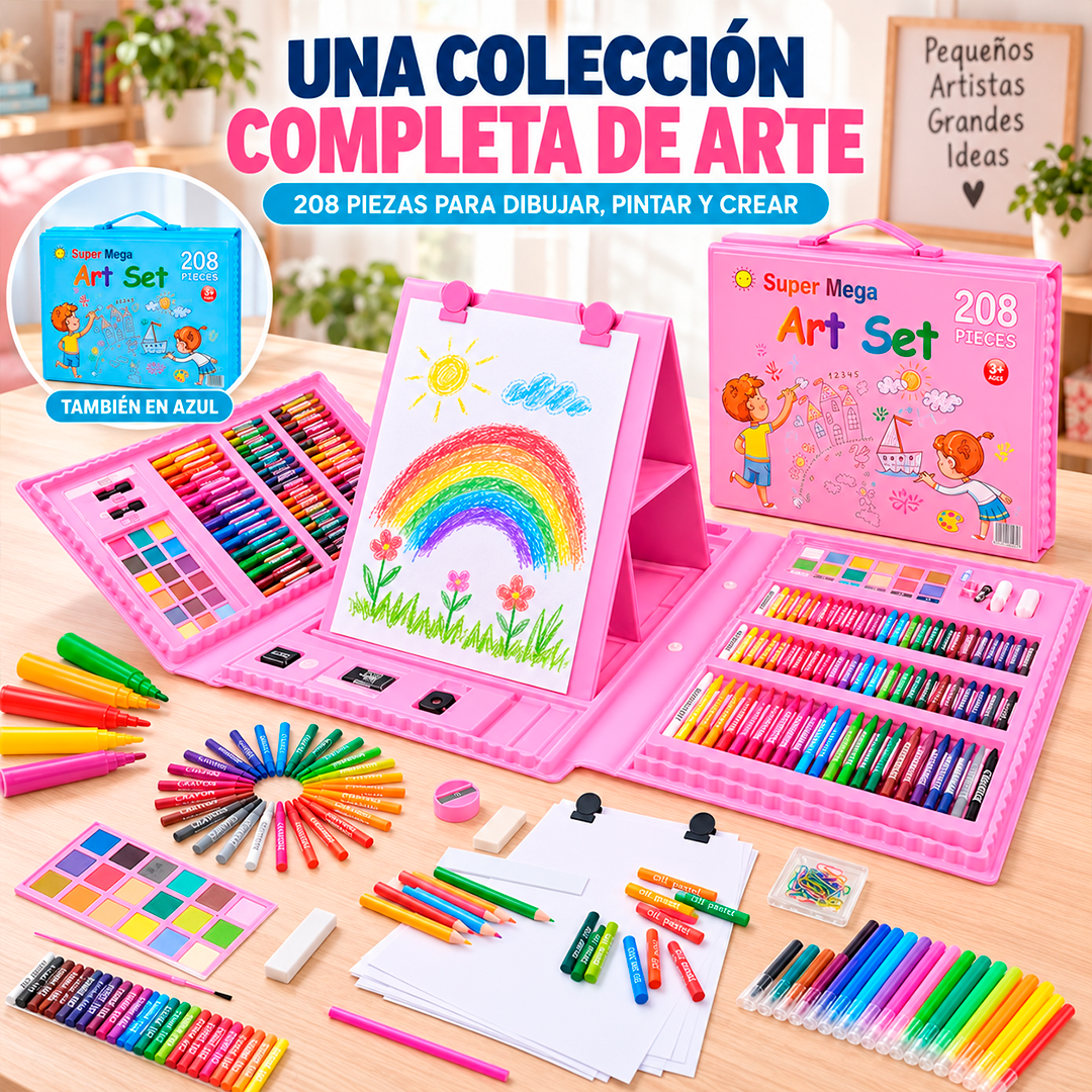 Set de Arte Infantil de 208 Piezas