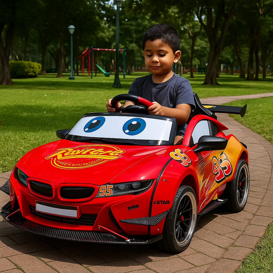 Carro Eléctrico Rayo McQueen Para Niños