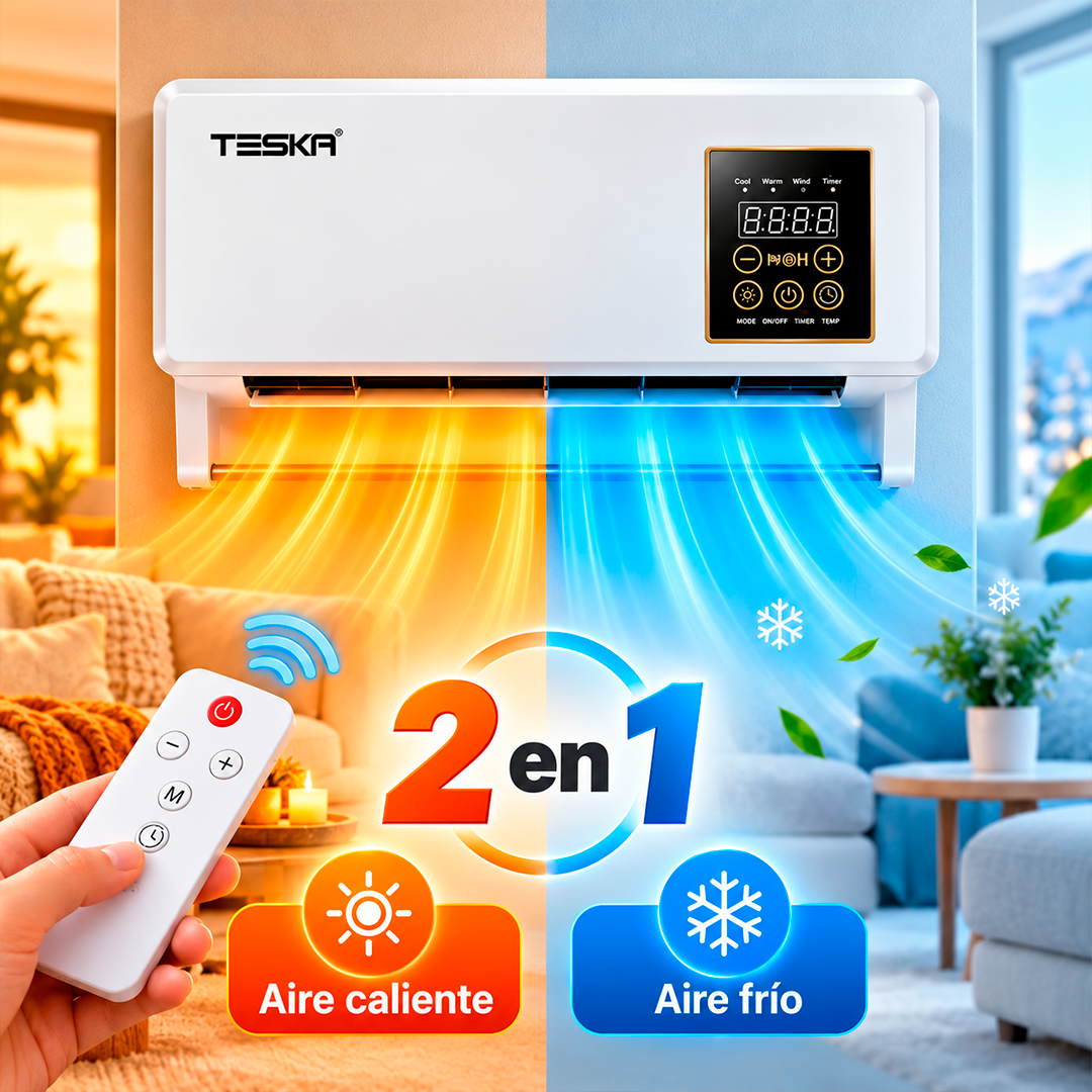 Aire Acondicionado y Calefactor TESKA 2 en 1