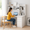 Mueble 2 en 1 - Escritorio Más Biblioteca