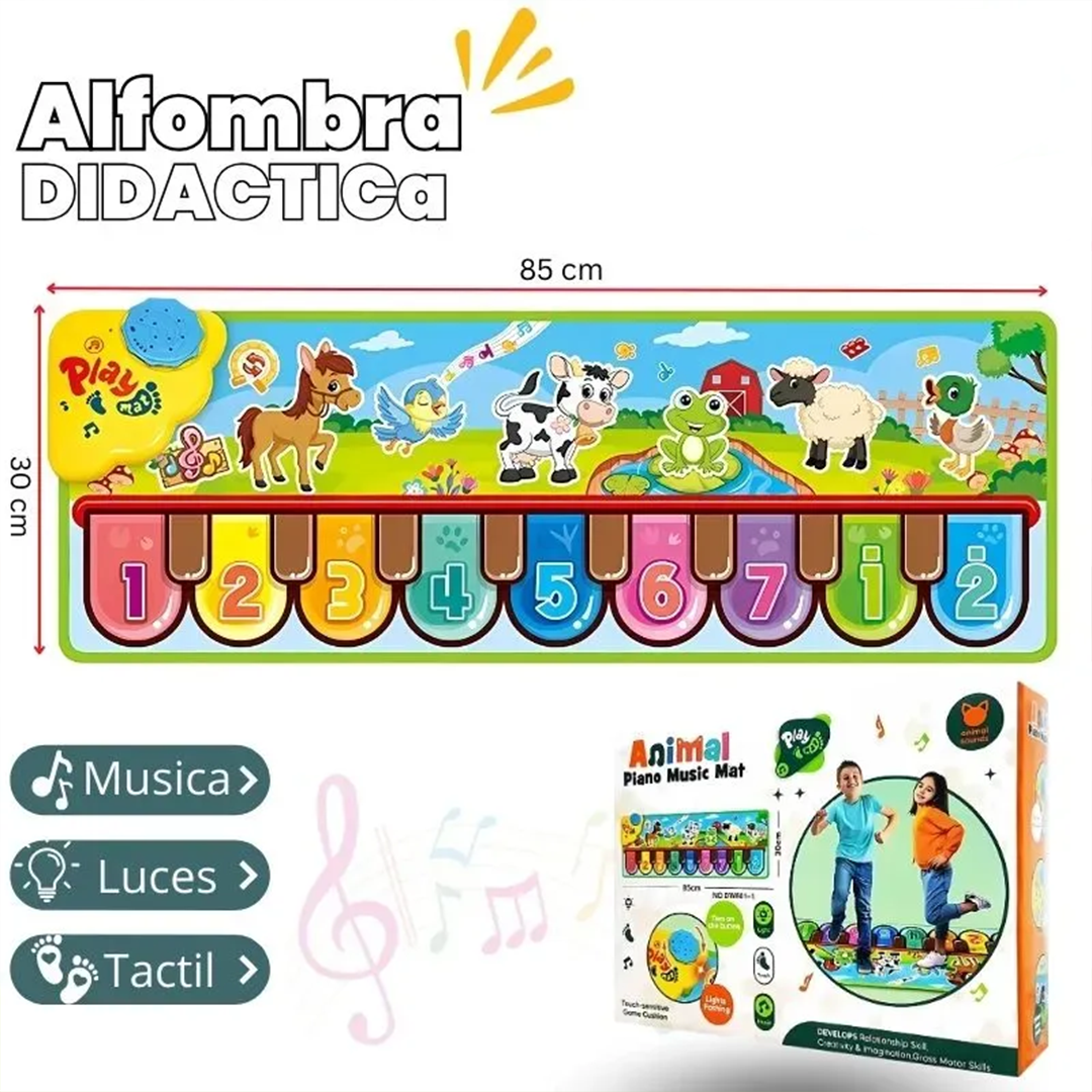 Alfombra Piano Musical Infantil