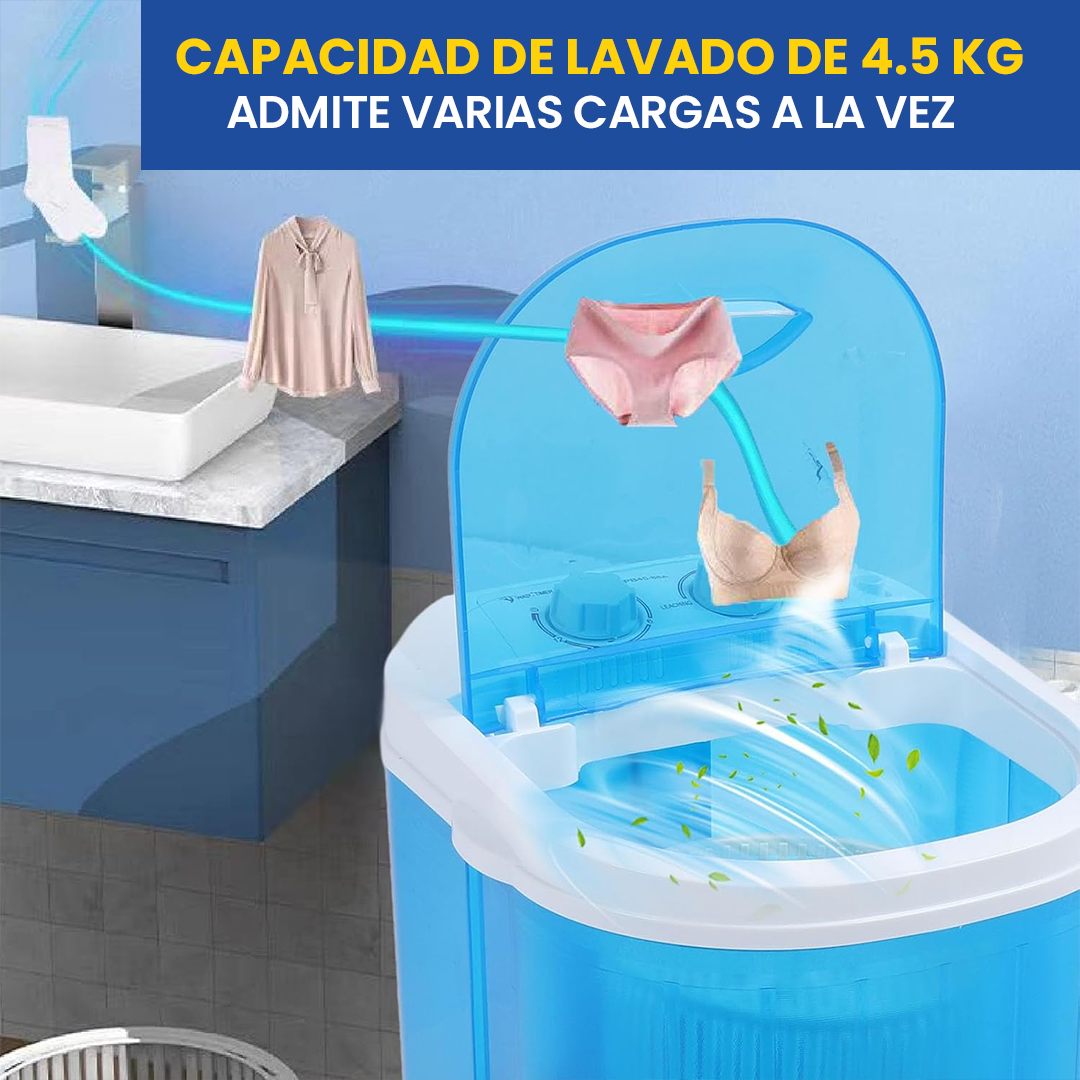 Mini Lavadora Portátil 3 en 1