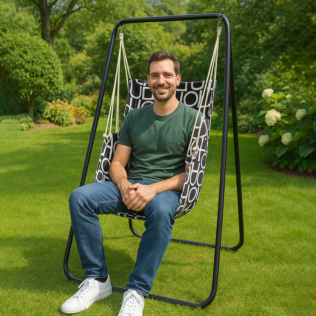 Silla Hamaca colgante Con Soporte