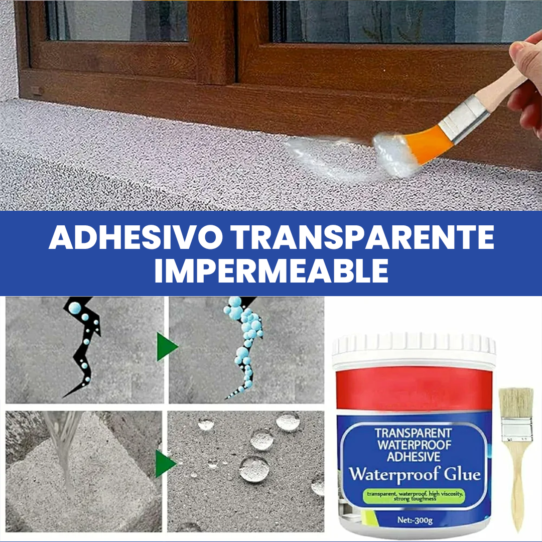 Pegamento Transparente a Prueba de Agua