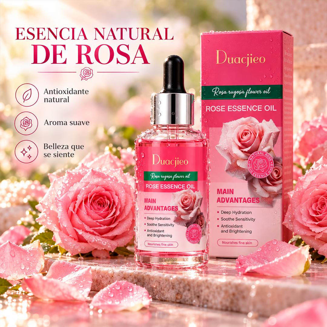 Aceite Facial Iluminador de Rosa