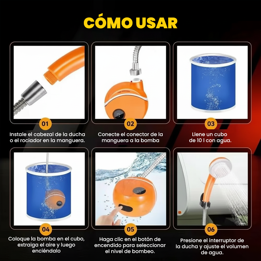Regadera Portátil - Nuevo Diseño