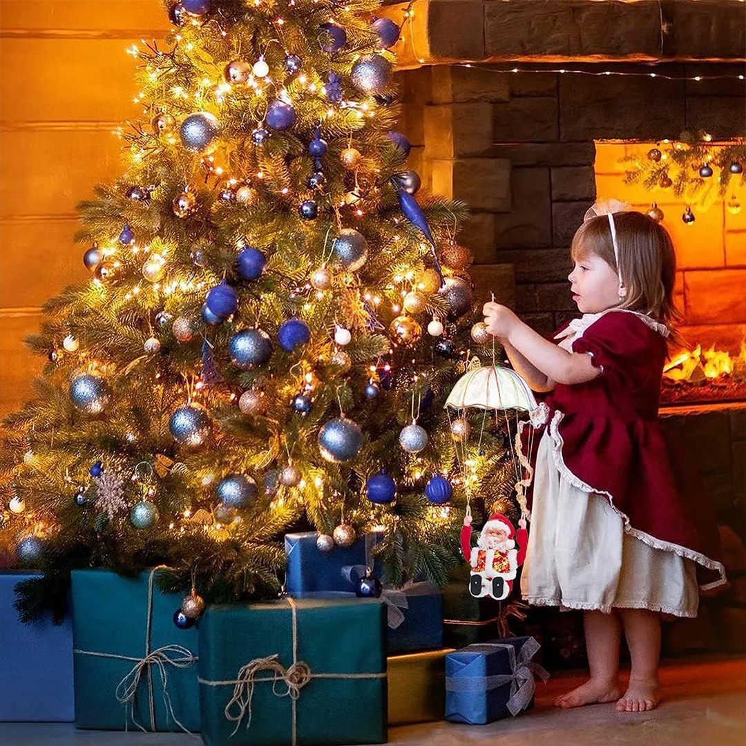 Santa Claus con Paracaídas
