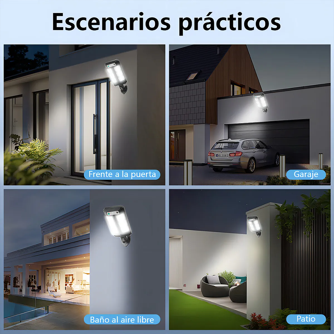 Lámpara Solar LED para Exterior - PROMO 2X1