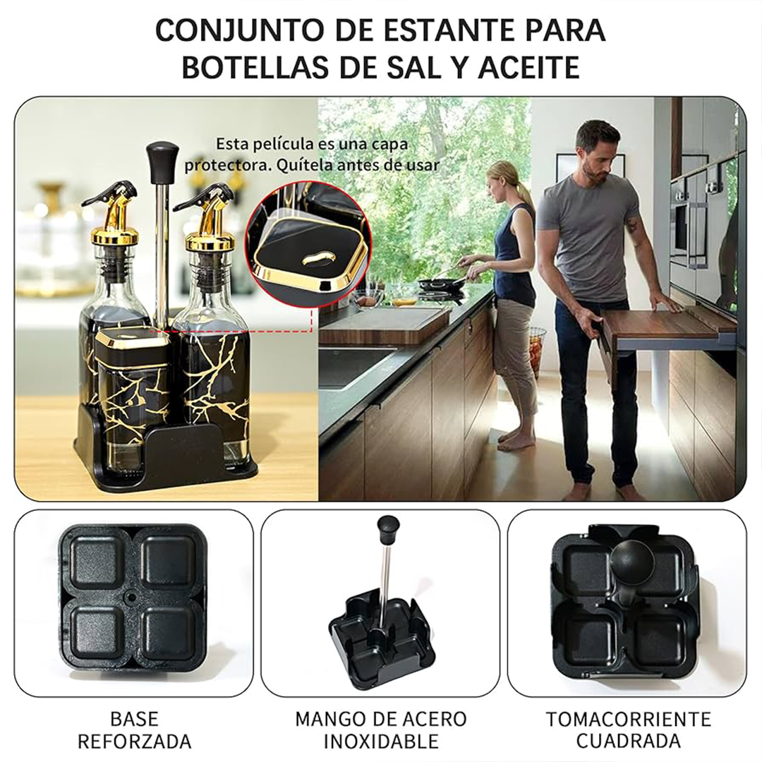 Set Condimentero Premium - 5 PCS