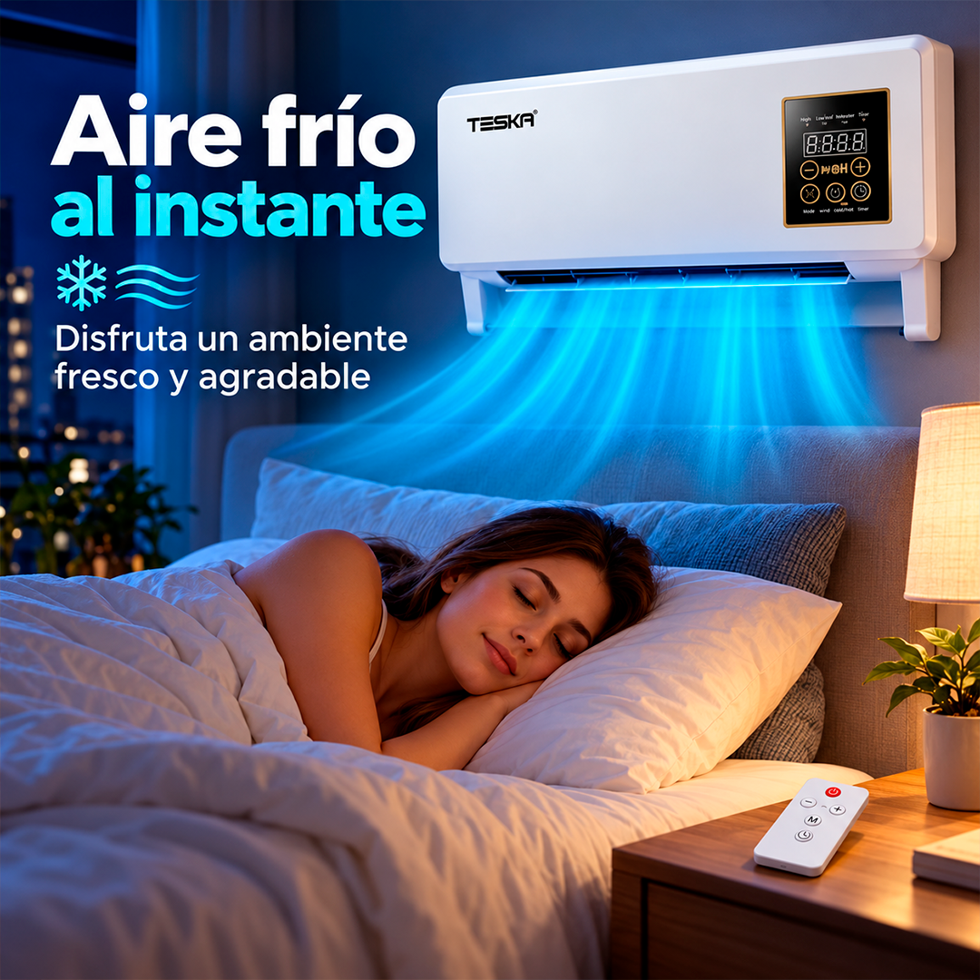 Aire Acondicionado y Calefactor TESKA 2 en 1