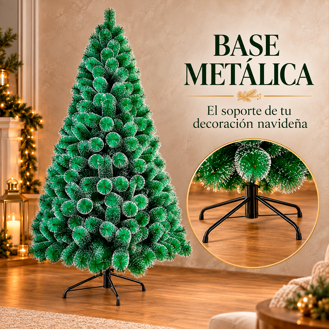 Árbol Navideño Nevado De 120 Cm