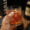Juego de 6 Vasos de Vidrio Diamante
