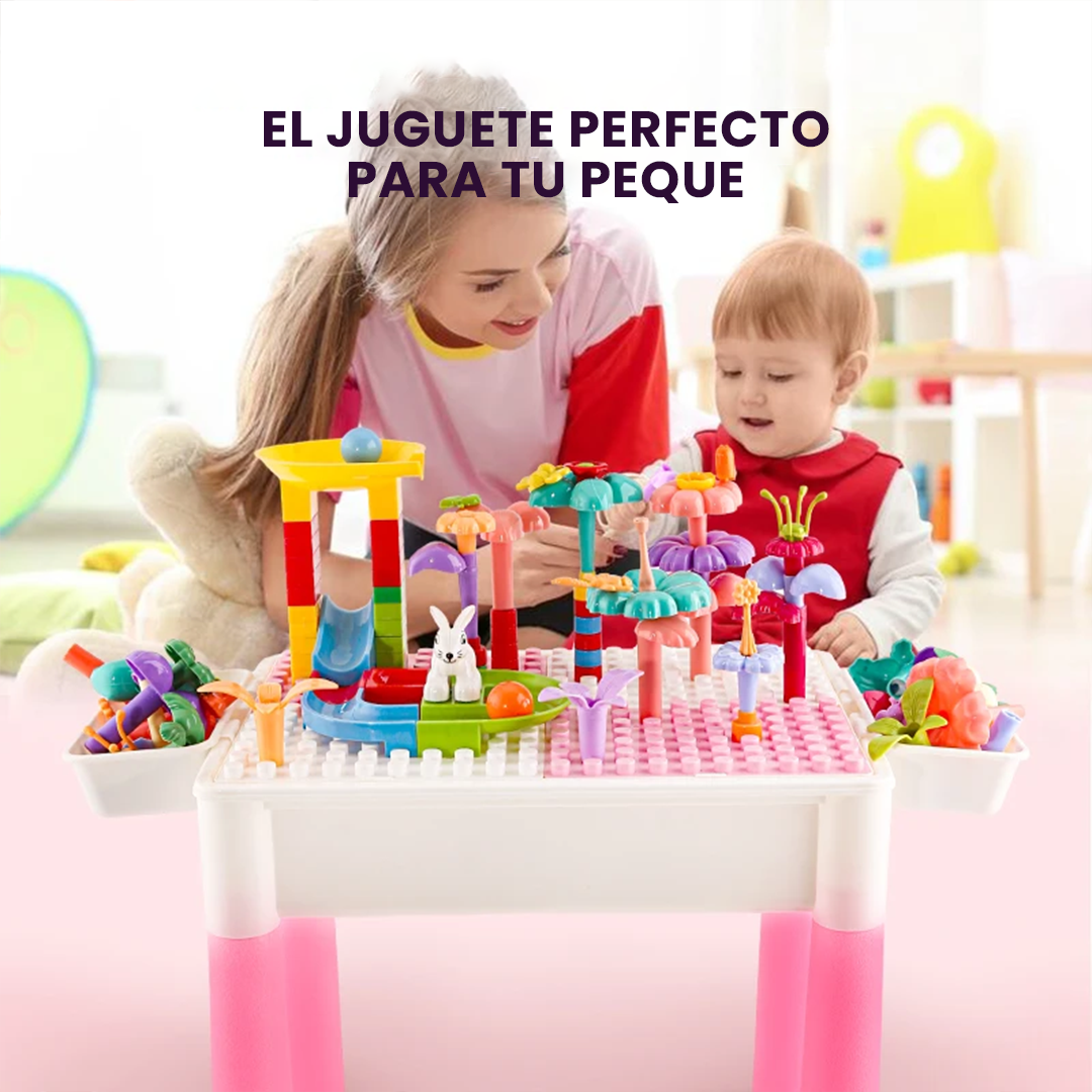 Mesa de Lego 3 en 1 Para Niños