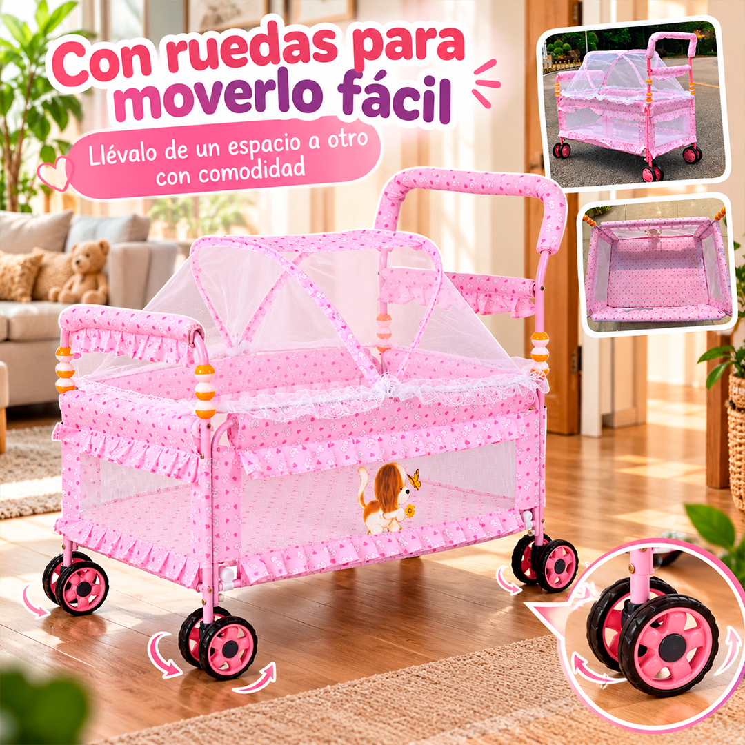 Carrito Cuna Multifuncional 2 en 1