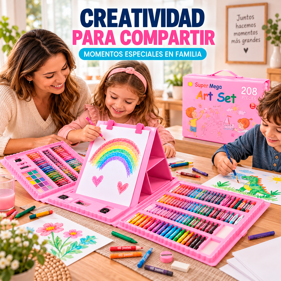 Set de Arte Infantil de 208 Piezas