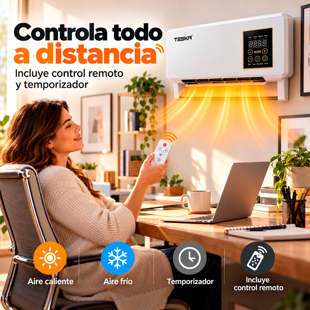 Aire Acondicionado y Calefactor TESKA 2 en 1