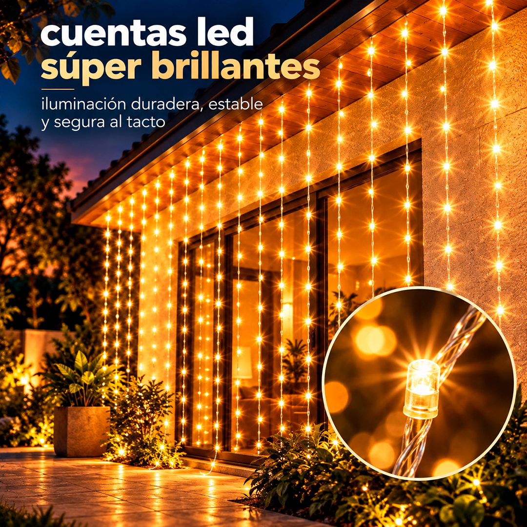 Luces Solares de Navidad PREMIUM