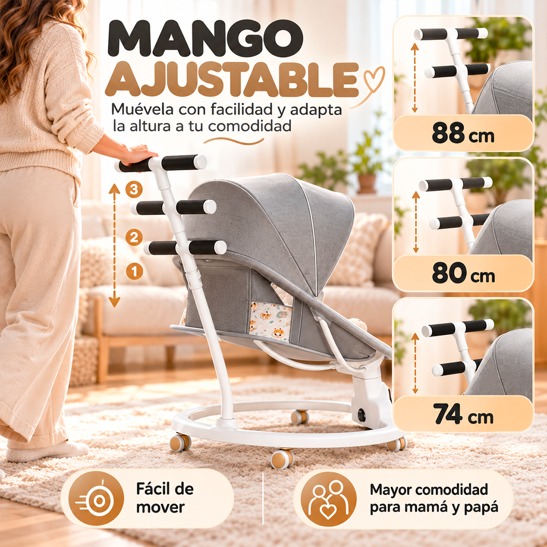 Silla Mecedora Eléctrica 4 en 1 Para Bebés