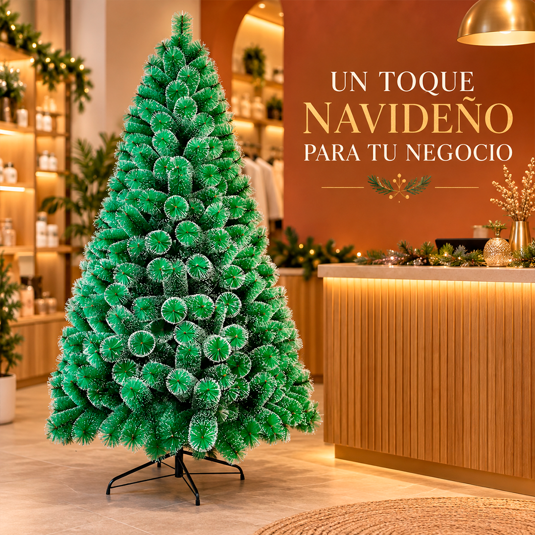 Árbol Navideño Nevado De 120 Cm